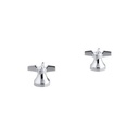 Kohler 16012-3-CP Triton Cross Handles For Widespread Base Faucet 1