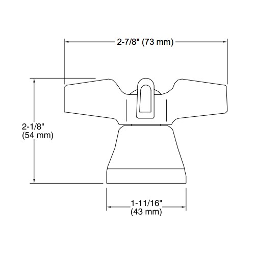 Kohler 16012-3-CP Triton Cross Handles For Widespread Base Faucet 2