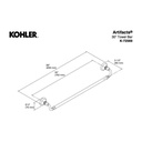 Kohler 72569-2BZ Artifacts 30 Towel Bar 2