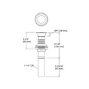 Kohler 7124-AF Pop-Up Clicker Drain Without Overflow 2