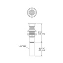 Kohler 7129-A-2BZ Lavatory Grid Drain With Overflow 2