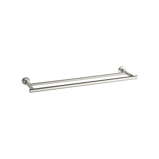 Kohler 14375-SN Purist Double Towel Bar 1