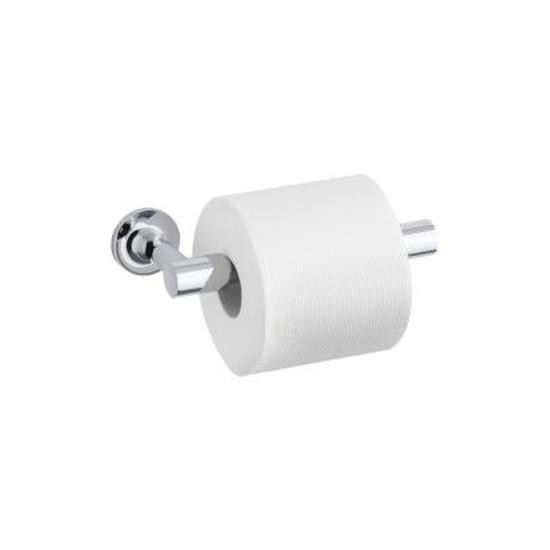 Kohler 14377-CP PuristPivoting Toilet Tissue Holder 1