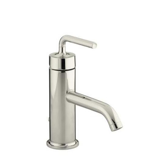 Kohler 14402-4A-SN Purist Single-Handle Bathroom Sink Faucet With Straight Lever Handle 1