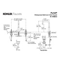 Kohler 14406-3-SN Purist Widespread Lavatory Faucet With Low Gooseneck Spout And Low Cross Handles 2