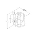 Kohler 72576-2BZ Artifacts Toilet Tissue Carriage 2