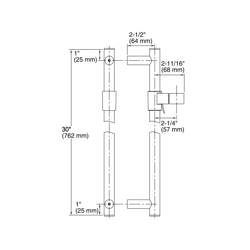 Kohler 8524-BV 30 Slide Bar 2