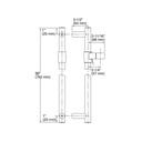 Kohler 8524-PB 30 Slide Bar 2