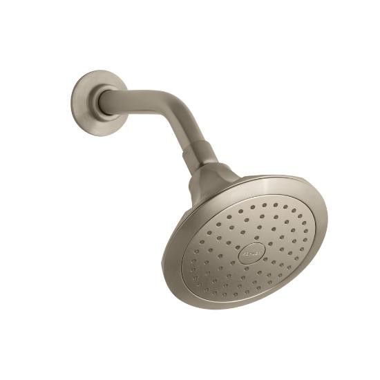 Kohler 457-AK-BV Memoirs 2.5 Gpm Single-Function Wall-Mount Showerhead With Katalyst Air-Induction Spray 1