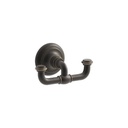 Kohler 72572-2BZ Artifacts Double Robe Hook 1