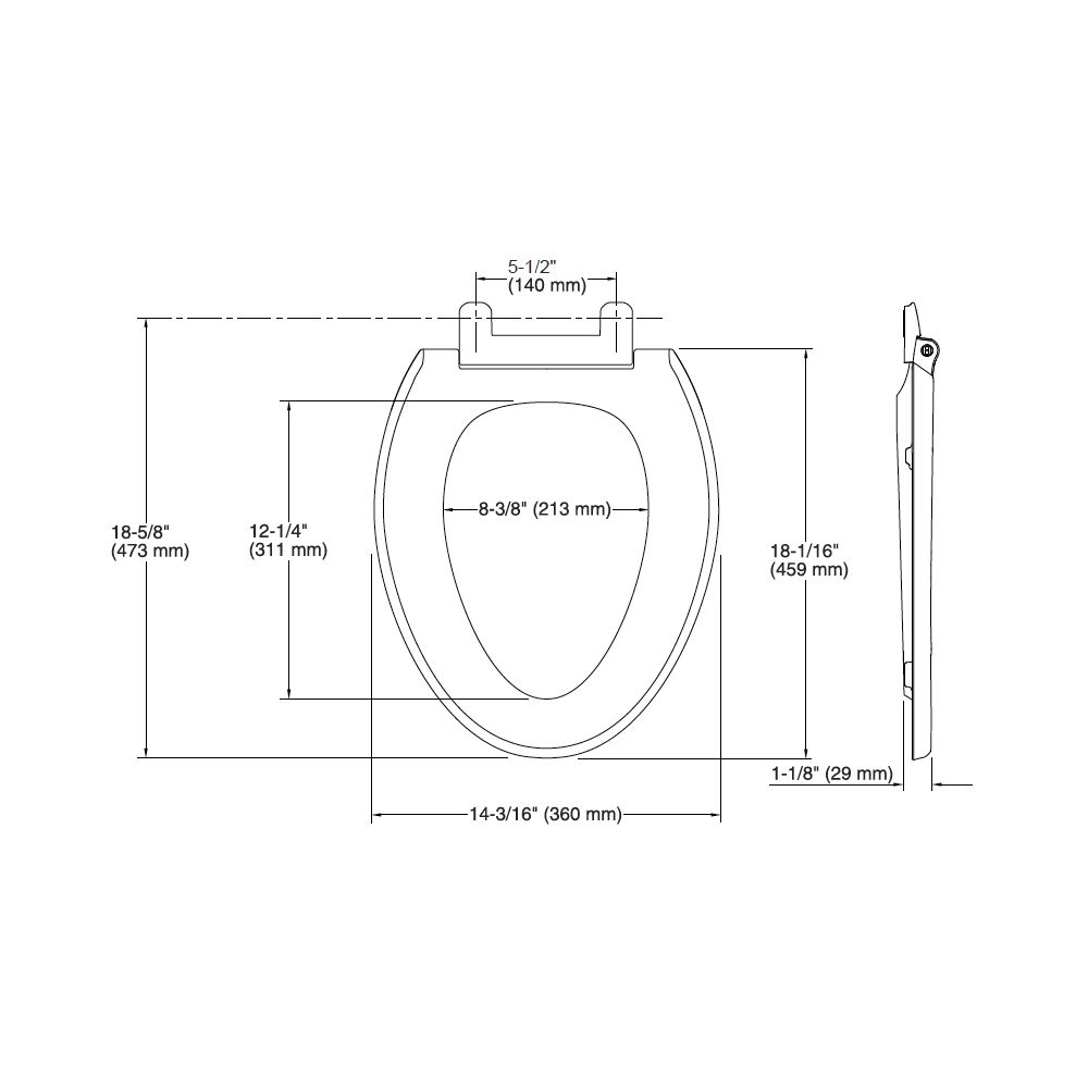 Kohler 4636-95 Cachet Quiet-Close With Grip-Tight Elongated Toilet Seat 2