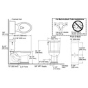 Kohler 3950-0 Tresham Comfort Height Two-Piece Elongated 1.28 Gpf Toilet With Aquapiston Flush Technology And Left-Hand Trip Lever 2