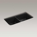 Kohler 8199-CM1 Cairn 33-1/2 X 18-5/16 X 9-1/2 Neoroc Under-Mount Double-Equal Kitchen Sink With Sink Rack 3