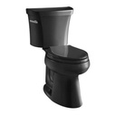 Kohler 3999-T-7 Highline Comfort Height Two-Piece Elongated 1.28 Gpf Toilet With Class Five Flush Technology Left-Hand Trip Lever And Tank Cover Locks 3