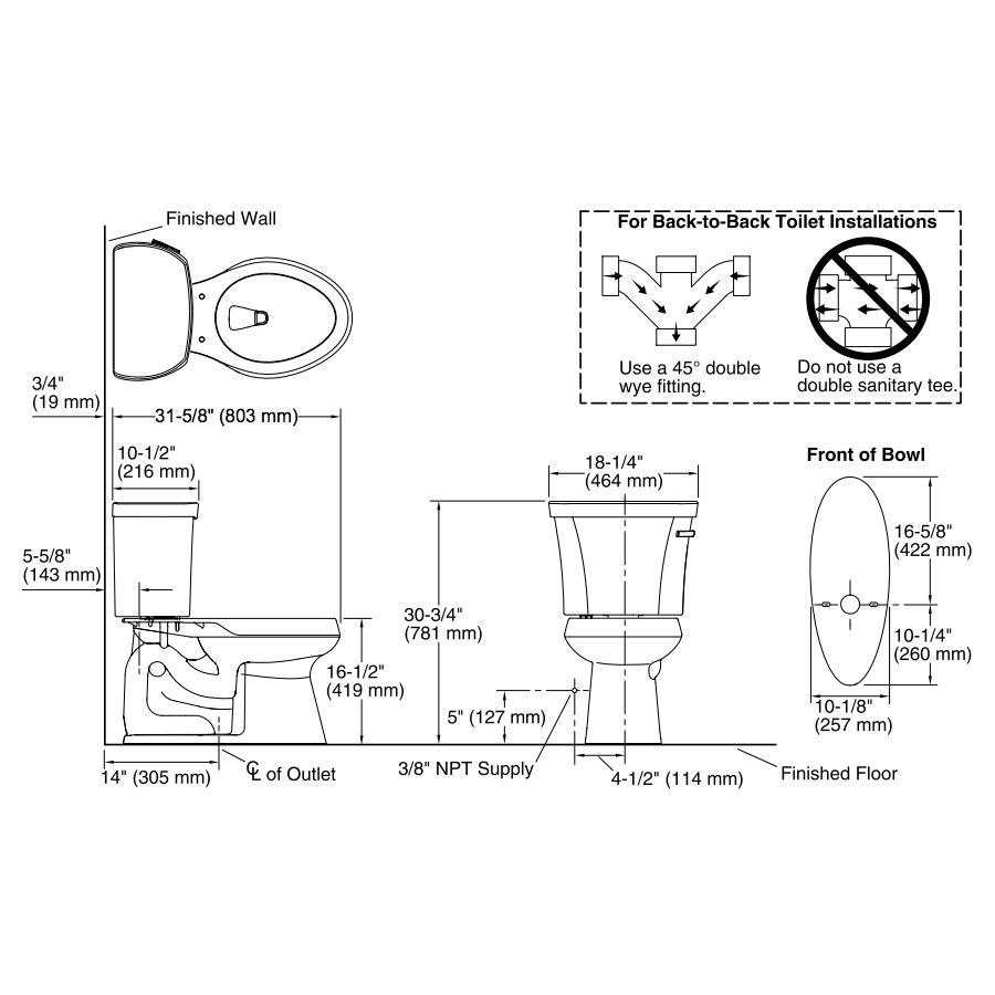 Kohler 3949-RA-0 Highline Comfort Height Two-Piece Elongated 1.28 Gpf Toilet With Class Five Flush Technology And Right-Hand Trip Lever 2