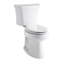 Kohler 3999-UR-0 Highline Comfort Height Two-Piece Elongated 1.28 Gpf Toilet With Class Five Flush Technology Right-Hand Trip Lever And Insuliner Tank Liner 3