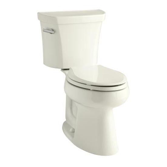 Kohler 3999-T-96 Highline Comfort Height Two-Piece Elongated 1.28 Gpf Toilet With Class Five Flush Technology Left-Hand Trip Lever And Tank Cover Locks 3