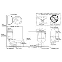 Kohler 3947-TR-0 Wellworth Two-Piece Round-Front 1.28 Gpf Toilet With Class Five Flush Technology Right-Hand Trip Lever And Tank Cover Locks 2