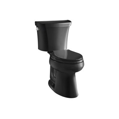 Kohler 3989-7 Highline Comfort Height Two-Piece Elongated Dual-Flush Toilet With Class Five Flush Technology And Left-Hand Trip Lever 1