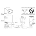 Kohler 3949-RZ-96 Highline Comfort Height Two-Piece Elongated 1.28 Gpf Toilet With Class Five Flush Technology Right-Hand Trip Lever Insuliner Tank Liner And Tank Cover Locks 2