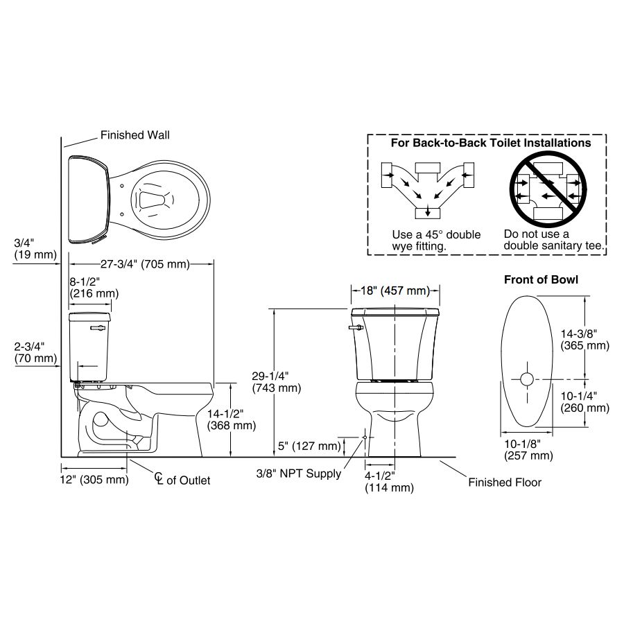 Kohler 3977-7 Wellworth Two-Piece Round-Front 1.6 Gpf Toilet With Class Five Flush Technology And Left-Hand Trip Lever 2