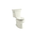 Kohler 3998-UT-96 Wellworth Two-Piece Elongated 1.28 Gpf Toilet With Class Five Flush Technology Left-Hand Trip Lever Insuliner Tank Liner And Tank Cover Locks 1