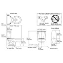 Kohler 3997-T-0 Wellworth Two-Piece Round-Front 1.28 Gpf Toilet With Class Five Flush Technology Left-Hand Trip Lever And Tank Cover Locks 2