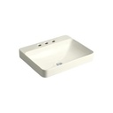 Kohler 2660-8-96 Vox Rectangle Vessel Bathroom Sink With Widespread Faucet Holes 1