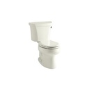 Kohler 3998-UR-96 Wellworth Two-Piece Elongated 1.28 Gpf Toilet With Class Five Flush Technology Right-Hand Trip Lever And Insuliner Tank Liner 1