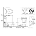 Kohler 3998-U-96 Wellworth Two-Piece Elongated 1.28 Gpf Toilet With Class Five Flush Technology Left-Hand Trip Lever And Insuliner Tank Liner 2