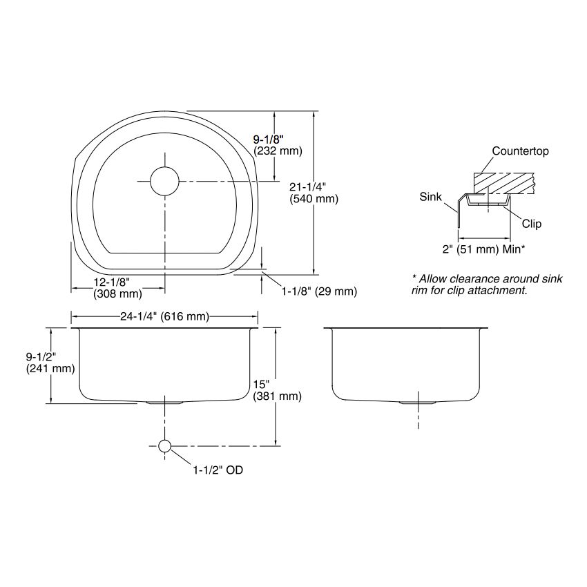 Kohler 3186-NA Undertone Sink