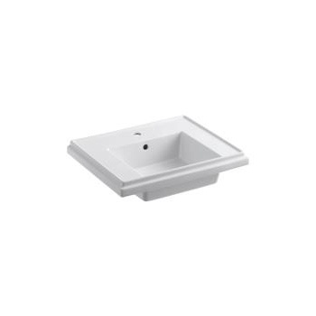 Kohler 2757-1-0 Tresham Lavatory Basin With Single-Hole Faucet Drilling 1