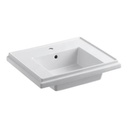 Kohler 2757-1-0 Tresham Lavatory Basin With Single-Hole Faucet Drilling 2