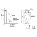 Kohler 5244-ET-0 Steward Hybrid High-Efficiency Urinal With 3/4 Top Spud 2