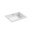 Kohler 2330-G-0 Kathryn 19-3/4 X 15-5/8 X 6-1/4 Under-Mount Bathroom Sink With Glazed Underside 1