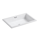 Kohler 2297-0 Kathryn 23-7/8 X 15-5/8 X 6-1/4 Under-Mount Bathroom Sink 3