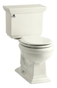 Kohler 3933-96 Memoirs Stately Comfort Height Two-Piece Round-Front 1.28 Gpf Toilet With Aquapiston Flush Technology And Left-Hand Trip Lever 1