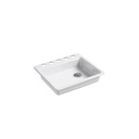 Kohler 5479-5U-0 Riverby 25 X 22 X 5-11/12 Under-Mount Single-Bowl Kitchen Sink 1