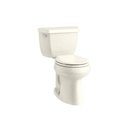 Kohler 5296-96 Highline Classic Comfort Height Two-Piece Round-Front 1.28 Gpf Toilet With Class Five Flush Technology And Left-Hand Trip Lever 1