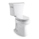 Kohler 5298-0 Highline 1.0 Gpf Comfort Height Two-Piece Elongated Toilet With Class Five Flush Technology And Left-Hand Trip Lever 1