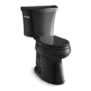 Kohler 5298-7 Highline 1.0 Gpf Comfort Height Two-Piece Elongated Toilet With Class Five Flush Technology And Left-Hand Trip Lever 1