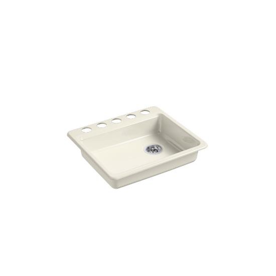 Kohler 5479-5U-96 Riverby 25 X 22 X 5-11/12 Under-Mount Single-Bowl Kitchen Sink 1