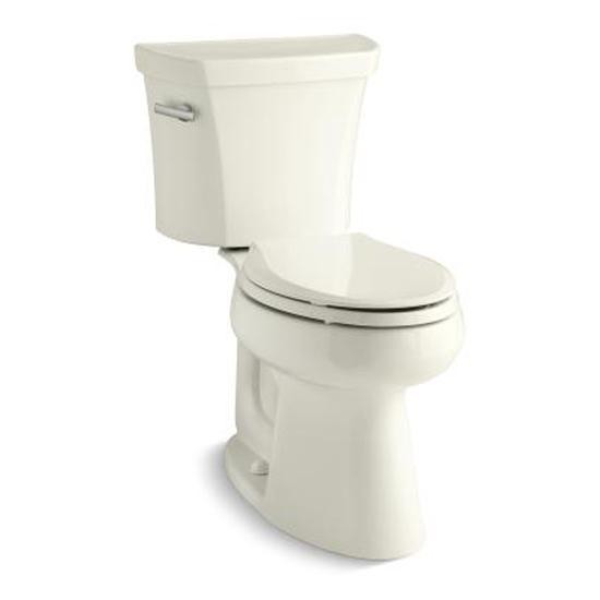 Kohler 5298-96 Highline 1.0 Gpf Comfort Height Two-Piece Elongated Toilet With Class Five Flush Technology And Left-Hand Trip Lever 1