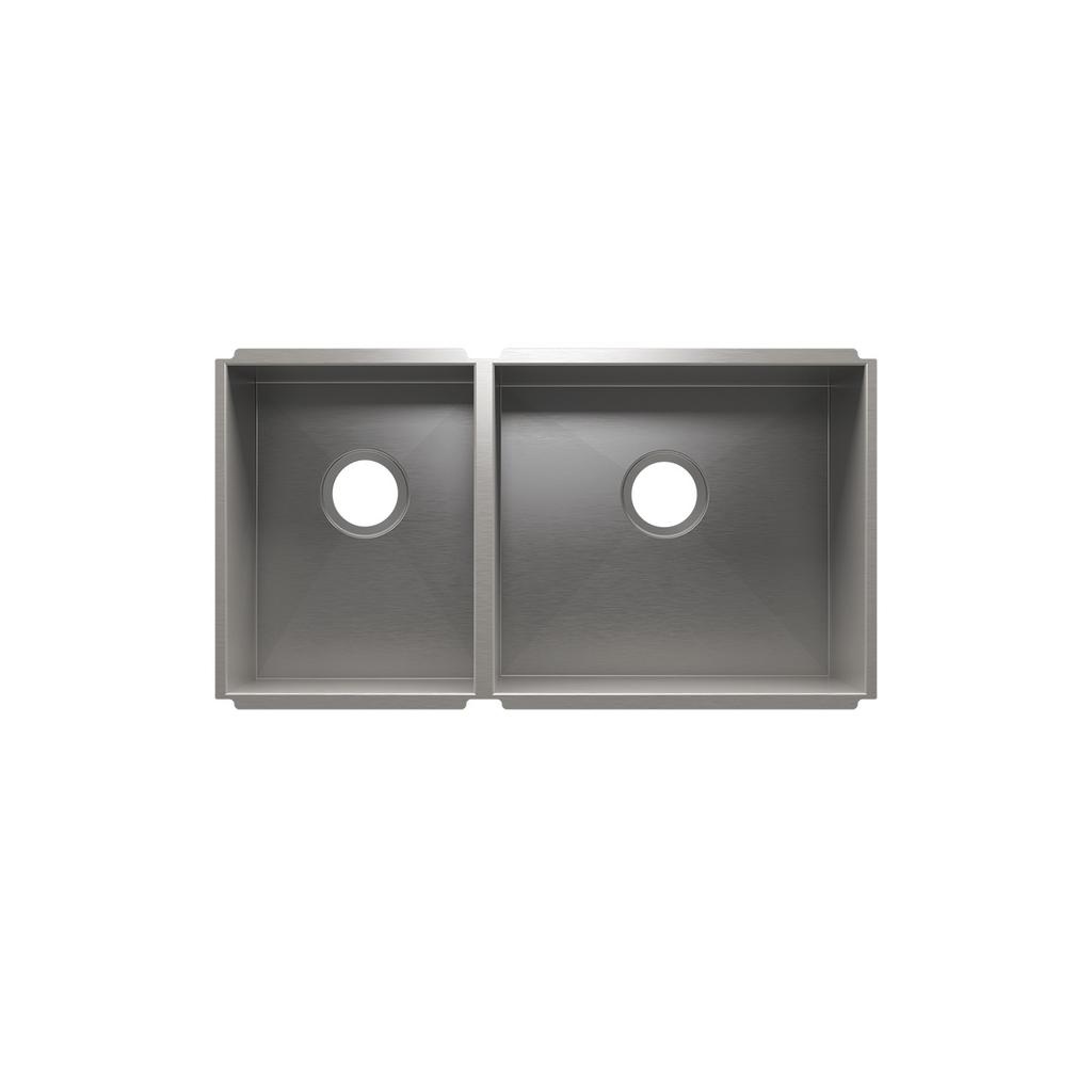 Julien 003678 Urbanedge Sink Undermount Double L12X16X8 R18X16X8 1