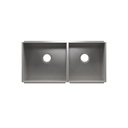 Julien 003657 Urbanedge Sink Undermount Double L18X16X10 R15X16X8 1