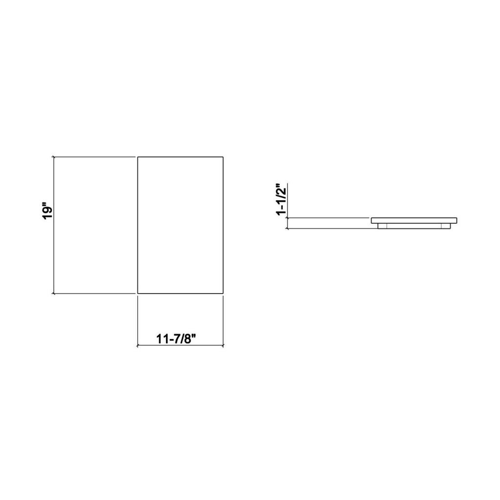 Julien 210067 Cutting Board For 18In Sink Walnut 2