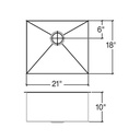 Julien 003224 Classic Sink Undermount Single 21X18X10 2