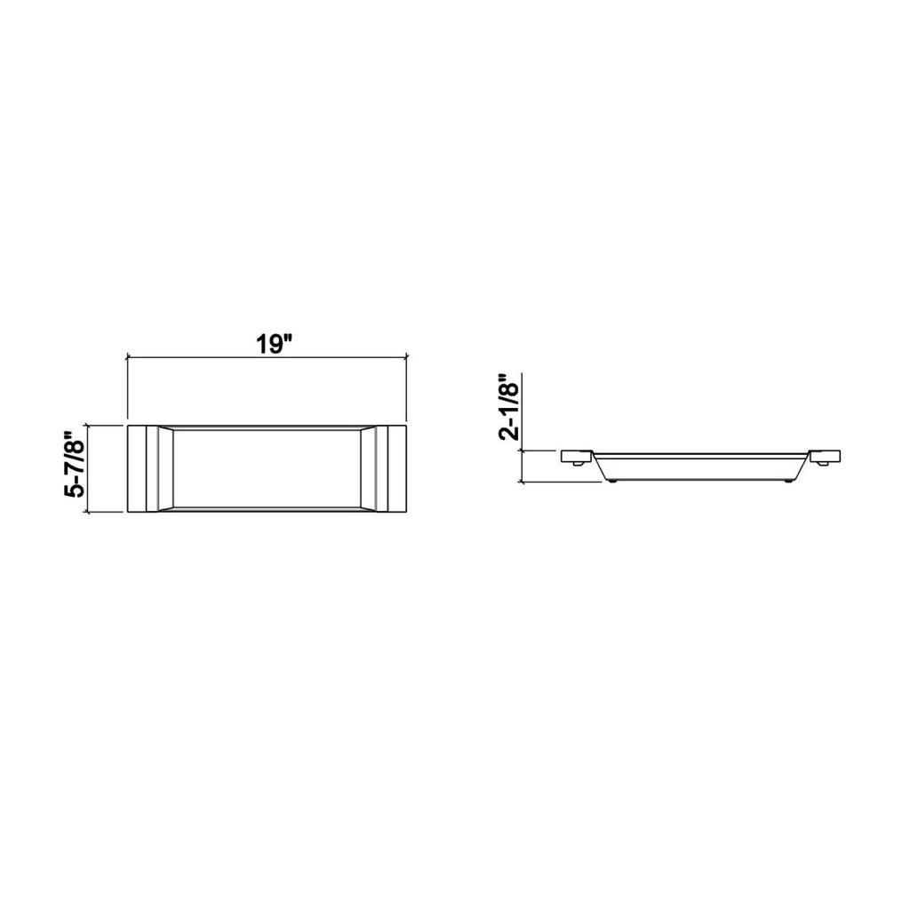 Julien 205322 Tray For 18 In Sink Maple Handles 6X19X2-1/4 2