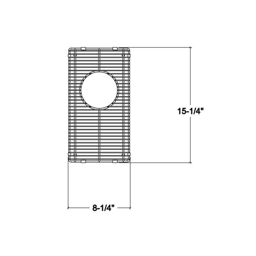 Julien 200902 Grid For Urbanedge J7 And Classic Sink 9X16 2