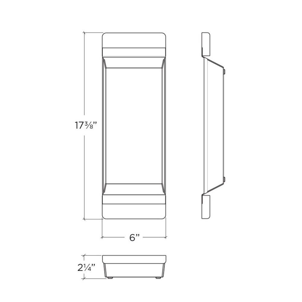 Julien 205037 Tray For Fira Sink W/Ledge Walnut Handles 6X17-1/4X2-1/4 2